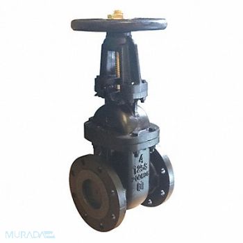 MILWAUKEE VALVE Gate Valve Class 125 4 in Cast Iron, 1JGL2