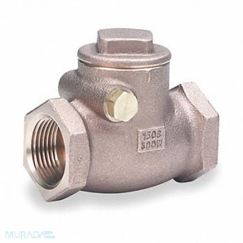 MILWAUKEE VALVE Swing Check Valve Bronze 2 FNPT, 1JML5