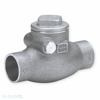 MILWAUKEE VALVE Swing Check Valve Bronze 2 Sweat, 1JNL2