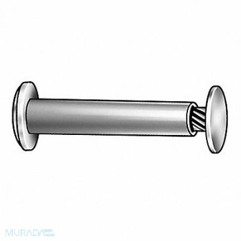 GRAINGER APPROVED Binding Post 1 L Copper #8-32 PK2, 1JYP9