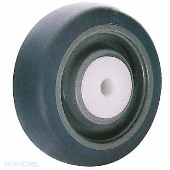 GRAINGER APPROVED Nonmark RBBR Tread Plastic Core Wheel, 1KB17