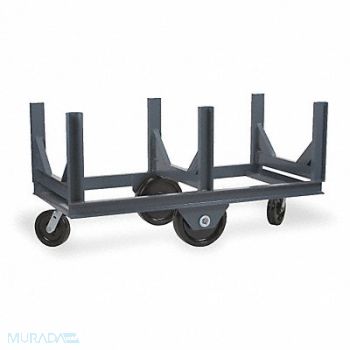 GRAINGER APPROVED Mobile Bar Cradle Rack H 30 W 28 L 96, 1KAB1