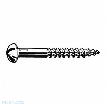 GRAINGER APPROVED Rd Hd Wood Scrw Zinc #10 1.5 L PK100, 1LB25