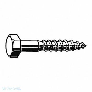 GRAINGER APPROVED Hex Lag Screw 5/16 18-8SS 6 L PK10, 3AWU4