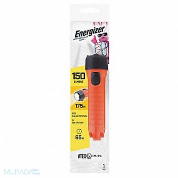 ENERGIZER Handheld Flashlight Plastic Orange 150lm, 1LEE5