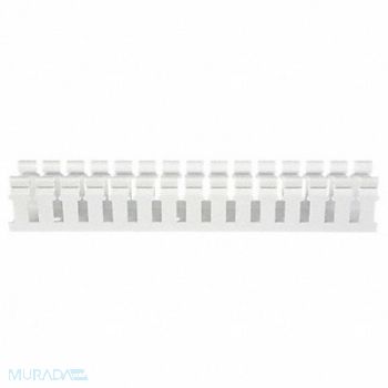 PANDUIT Wire Duct Wide Slot White L 6 Ft, 1LEN2