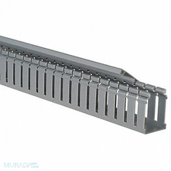 PANDUIT Wire Duct Hinging Cover Gray L 6 Ft, 1LER3