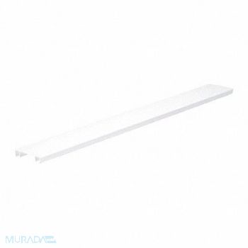 PANDUIT Wire Duct Cover Hinging White L 6 Ft, 1LER6