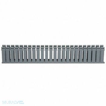 PANDUIT Wire Duct Wide Slot Gray L 6 Ft, 1LEP2