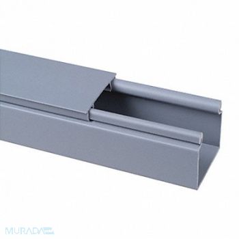 PANDUIT Wire Duct Hinging Cover Gray L 6 Ft, 1LEU3