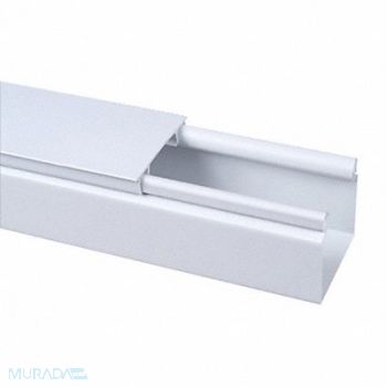 PANDUIT Wire Duct Hinging Cover White L 6 Ft, 1LEU4