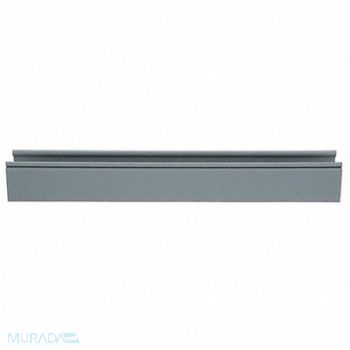 PANDUIT Wire Duct Hinging Cover Gray L 6 Ft, 1LET8
