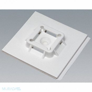 PANDUIT Cable Tie Base 4 Way Natural PK50, 1LEV2
