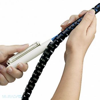 PANDUIT Split Harness Wrap 1.5 50 ft Natural, 1LEZ2