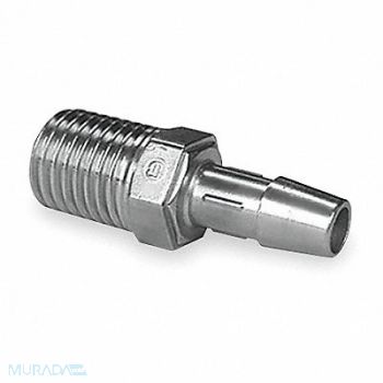 ELDON JAMES Male Connector 1/8 In Pipe Sz 316 L SS, 1LLP5