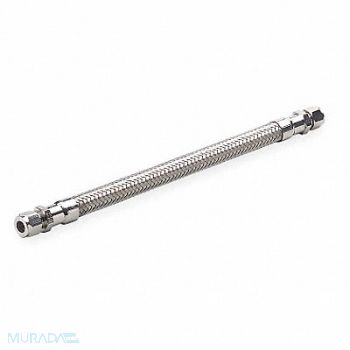 HOSE MASTER Flexible Metal Hose Assembly 1/4 I.D.24, 1LND9
