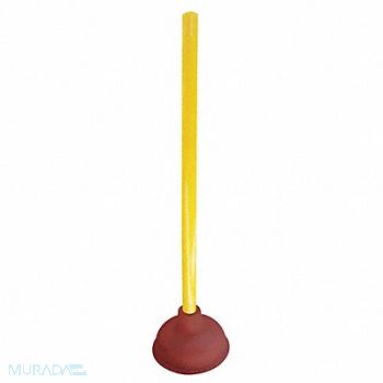 GRAINGER APPROVED Forced Cup Plunger Rubber Cup Size 5In., 1LNX3