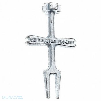 SUPERIOR TOOL Plug Wrench Zinc 6, 1LNY9