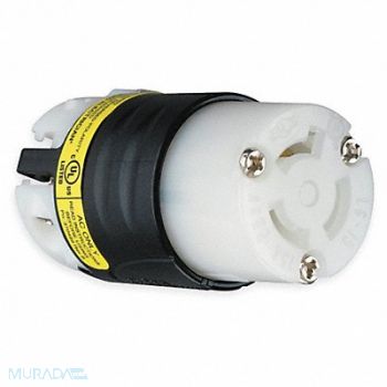 LEGRAND Connector 250VAC 15A L6-15R 2P 3W, 1LWJ8