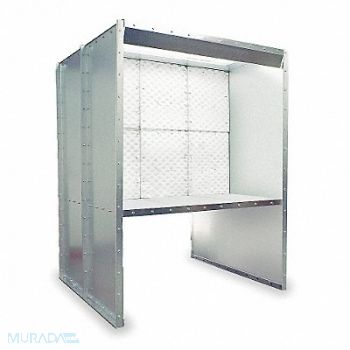 GLOBAL FINISHING SOLUTIONS Paint Spray Booth 5 x4 x3 ft., 1MAH5
