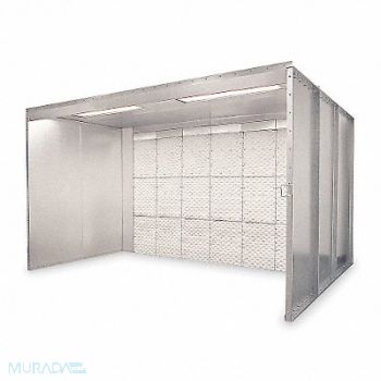 GLOBAL FINISHING SOLUTIONS Paint Spray Booth 10 x8 x6 ft., 1MAH9