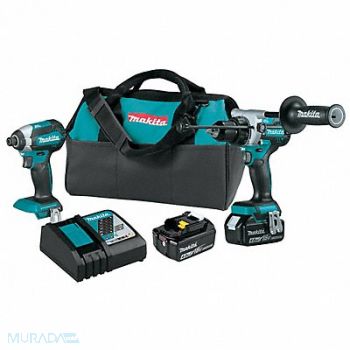 MAKITA Cordless Combo Kit 18V DC Chuck 1/2, 799UW9