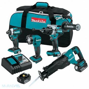 MAKITA Cordless Combo Kit 18V DC Chuck 1/2, 799UX0