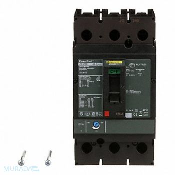 SQUARE D Circuit Breaker 175A 3P 600VAC JG, 1MBB2