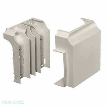 HUBBELL WIRING DEVICE-KELLEMS Tee Base and Cover White PVC Tees, 1MBL6