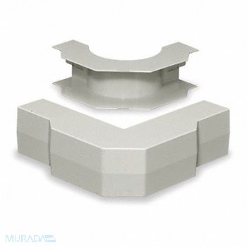 HUBBELL WIRING DEVICE-KELLEMS External Elbow Base and Cover White, 1MBN8