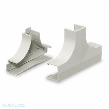 HUBBELL WIRING DEVICE-KELLEMS Tee Base and Cover White PVC Tees, 1MBP4