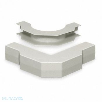 HUBBELL WIRING DEVICE-KELLEMS External Elbow Base and Cover White, 1MBP8