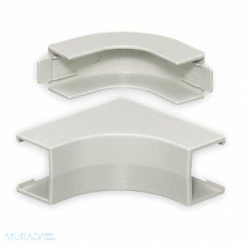 HUBBELL WIRING DEVICE-KELLEMS Internal Elbow Base and Cover White, 1MBR1