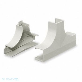 HUBBELL WIRING DEVICE-KELLEMS Tee Base and Cover White PVC Tees, 1MBR3