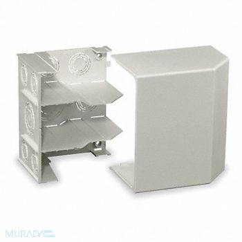 HUBBELL WIRING DEVICE-KELLEMS Ceiling Adapter White Super Base-Trak, 1MBR5