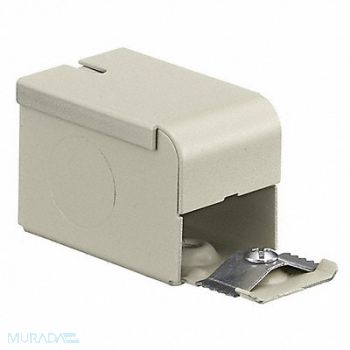 HUBBELL WIRING DEVICE-KELLEMS Entrance End Ivory Steel Ends, 1MBX3