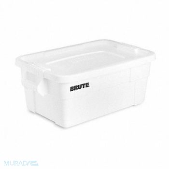 RUBBERMAID COMMERCIAL PRODUCTS F8714 Storage Tote White Solid Plastic, 1MDC3