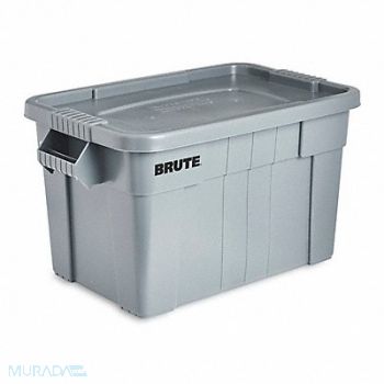 RUBBERMAID COMMERCIAL PRODUCTS F8728 Storage Tote Gray Solid Plastic, 1MDC4