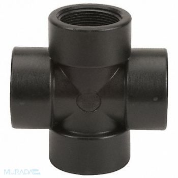 GRAINGER APPROVED Cross 1 1/2 Schedule 80 Polypropylene, 1MJY2