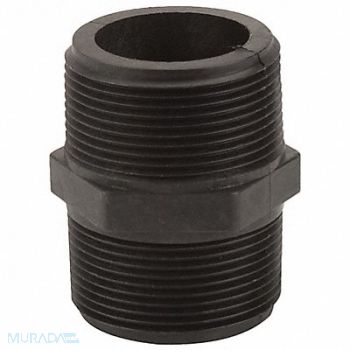 GRAINGER APPROVED Hex Nipple 1 1/2 in MNPT Schedule 80, 1MJZ8