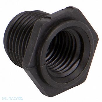 GRAINGER APPROVED Reducing Bushing 3/8 x 1/4 in Black NPT, 1MKA8