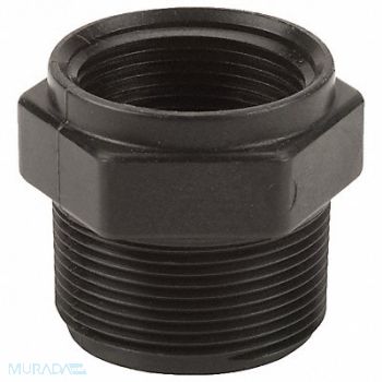 GRAINGER APPROVED Reducing Bushing 1 1/2 x 1 1/4 in Black, 1MKC4