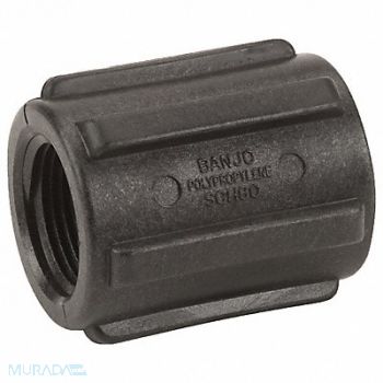 GRAINGER APPROVED Reducing Coupling 1 x 3/4 in Schedule 80, 1MKD3