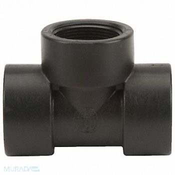 GRAINGER APPROVED Tee 1 1/2 in Pipe Size Schedule 80 FNPT, 1MKH3