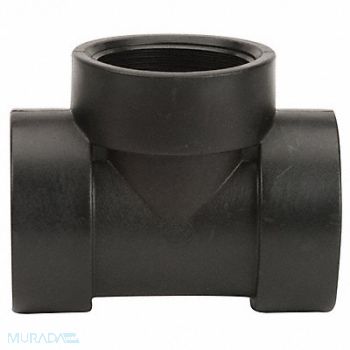 GRAINGER APPROVED Tee 3 in Schedule 80 225 PSI Black, 1MKH5