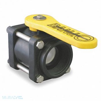 BANJO Polypropylene Ball Valve FNPT 1-1/4 in, 1MKK4