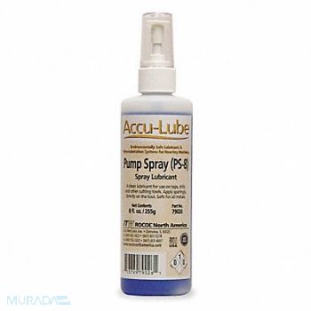 ACCU-LUBE Cutting Oil 8oz Non-Aerosol Spray Bottle, 1MKN9