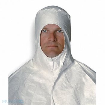 DUPONT Cleanroom Hood Open White PK100, 5WYL8