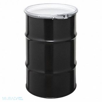 GRAINGER APPROVED Transport Drum Black 18ga 1.2mm, 1MLA1