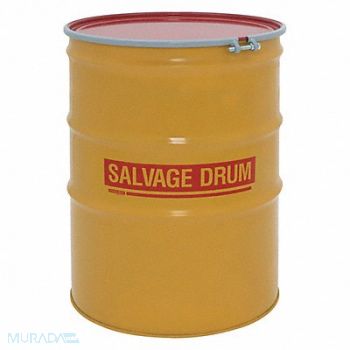 GRAINGER APPROVED Salvage Drum Yellow 16ga 1.5mm, 1MLA9